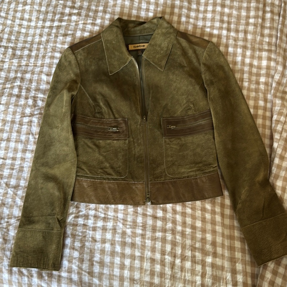 Vintage Genuine Leather Bebe Jacket